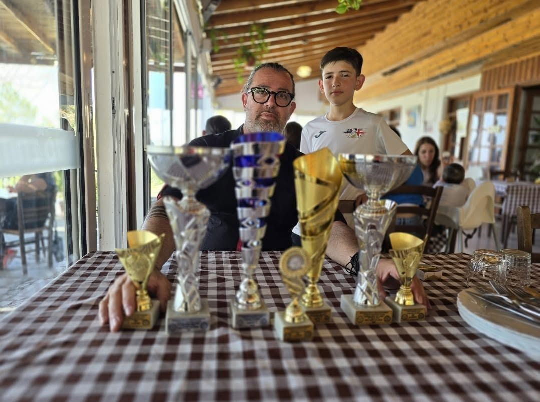 Trophies won by AFG Kennel at the Lefkara shows, March 2024