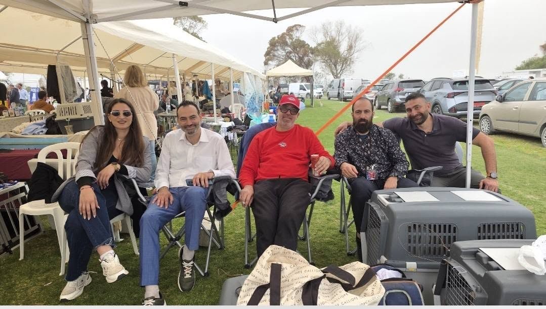 The AFG team at the show tent
